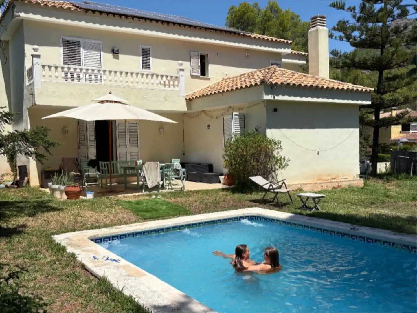 Swimming pool of Houses for sale in Castellón de la Plana / Castelló de la Plana  with Air Conditioner, Terrace and Swimming Pool