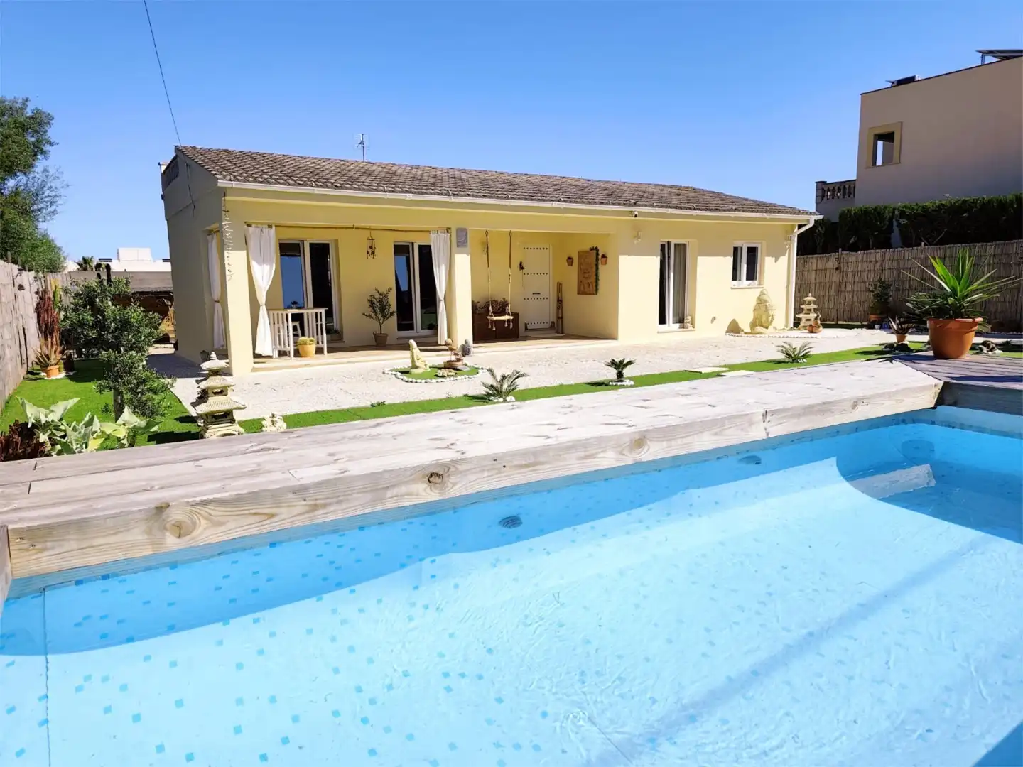 Swimming pool of Houses for sale in Llucmajor  with Air Conditioner, Terrace and Swimming Pool