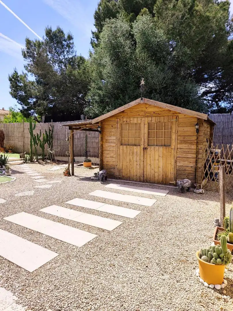 Houses for sale in Carrer de Centaure, 20, Badia Blava - Badia Gran - Tolleric Exterior view of Houses for sale in Llucmajor with Air Conditioner, Terrace and Swimming Pool
