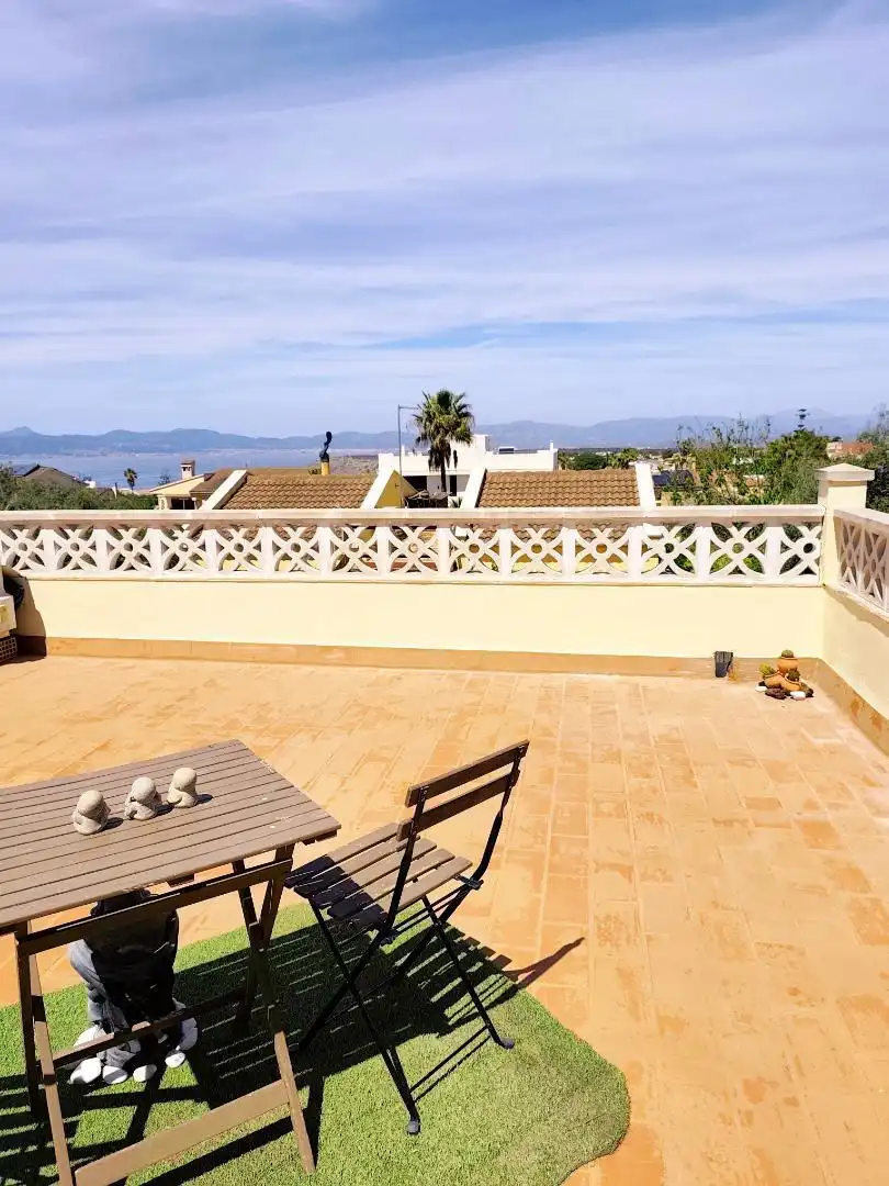 Houses for sale in Carrer de Centaure, 20, Badia Blava - Badia Gran - Tolleric Terrace of Houses for sale in Llucmajor with Air Conditioner, Terrace and Swimming Pool