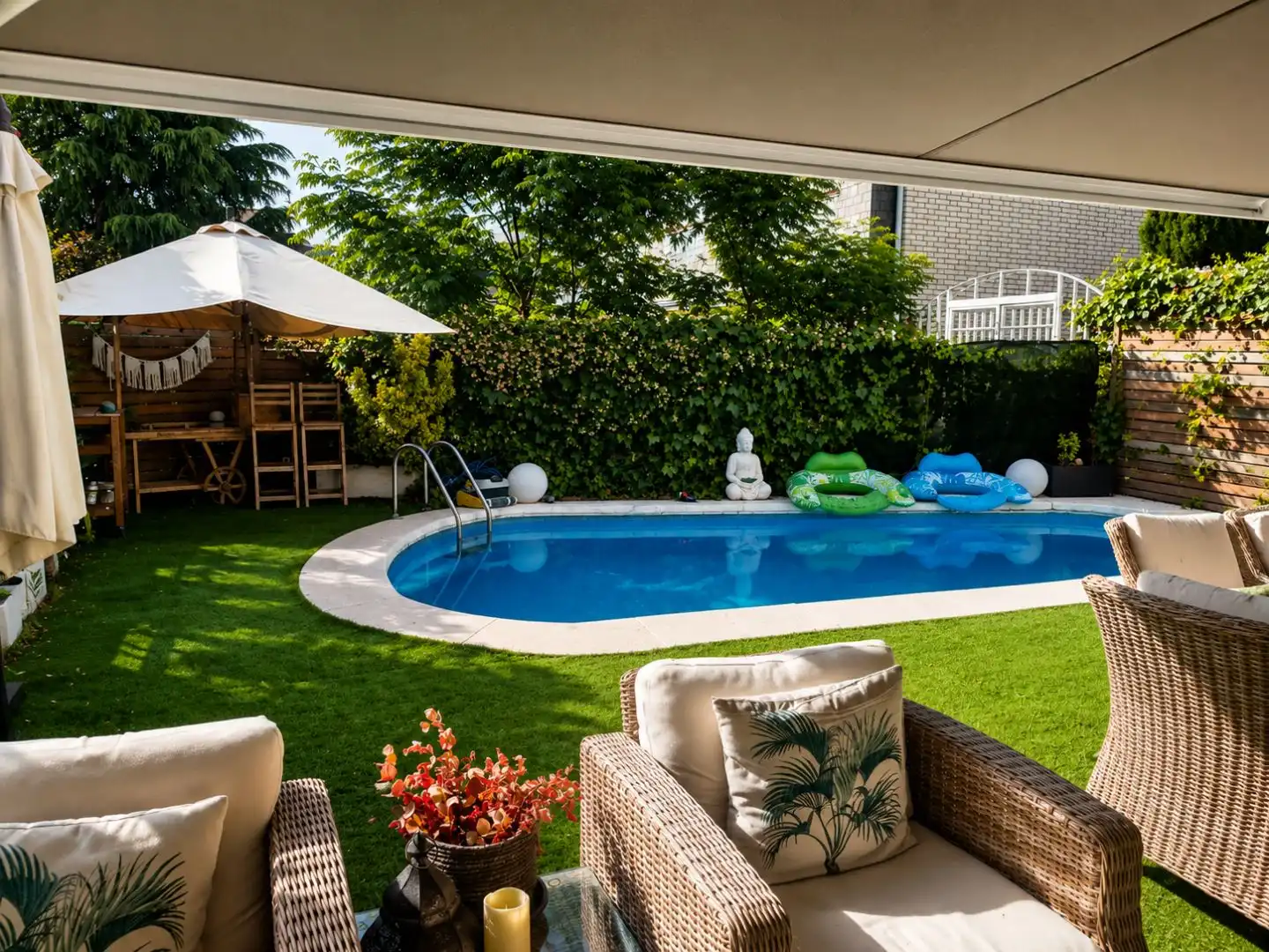 Pis en venda a Pueblo Piscina de Pis en venda en Pozuelo de Alarcón amb Aire condicionat, Calefacció i Jardí privat