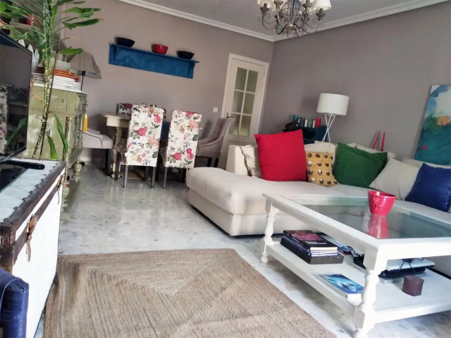 Sala de estar de Piso de alquiler en Trujillo con Aire acondicionado, Calefacción y Trastero