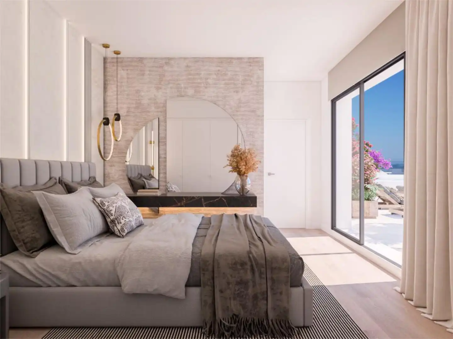 Schlafzimmer von Wohnungen zum Verkauf in Villajoyosa / La Vila Joiosa mit Klimaanlage, Terrasse und Schwimmbad