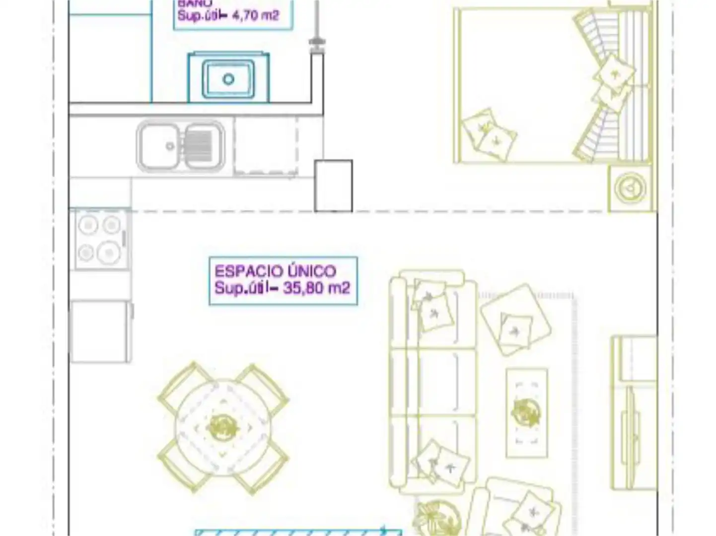 Flat for rent in Málaga Capital  with Air Conditioner, Heating and Furnished