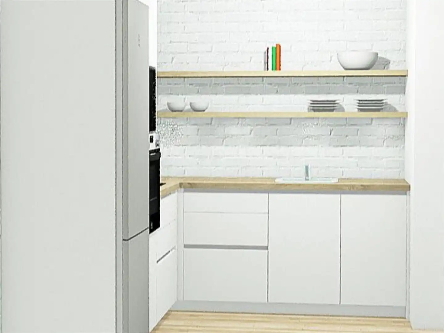 Flat for rent in Calle del Ciprés, 16, La Florida - Parque Norte Kitchen of Flat for rent in Málaga Capital with Air Conditioner