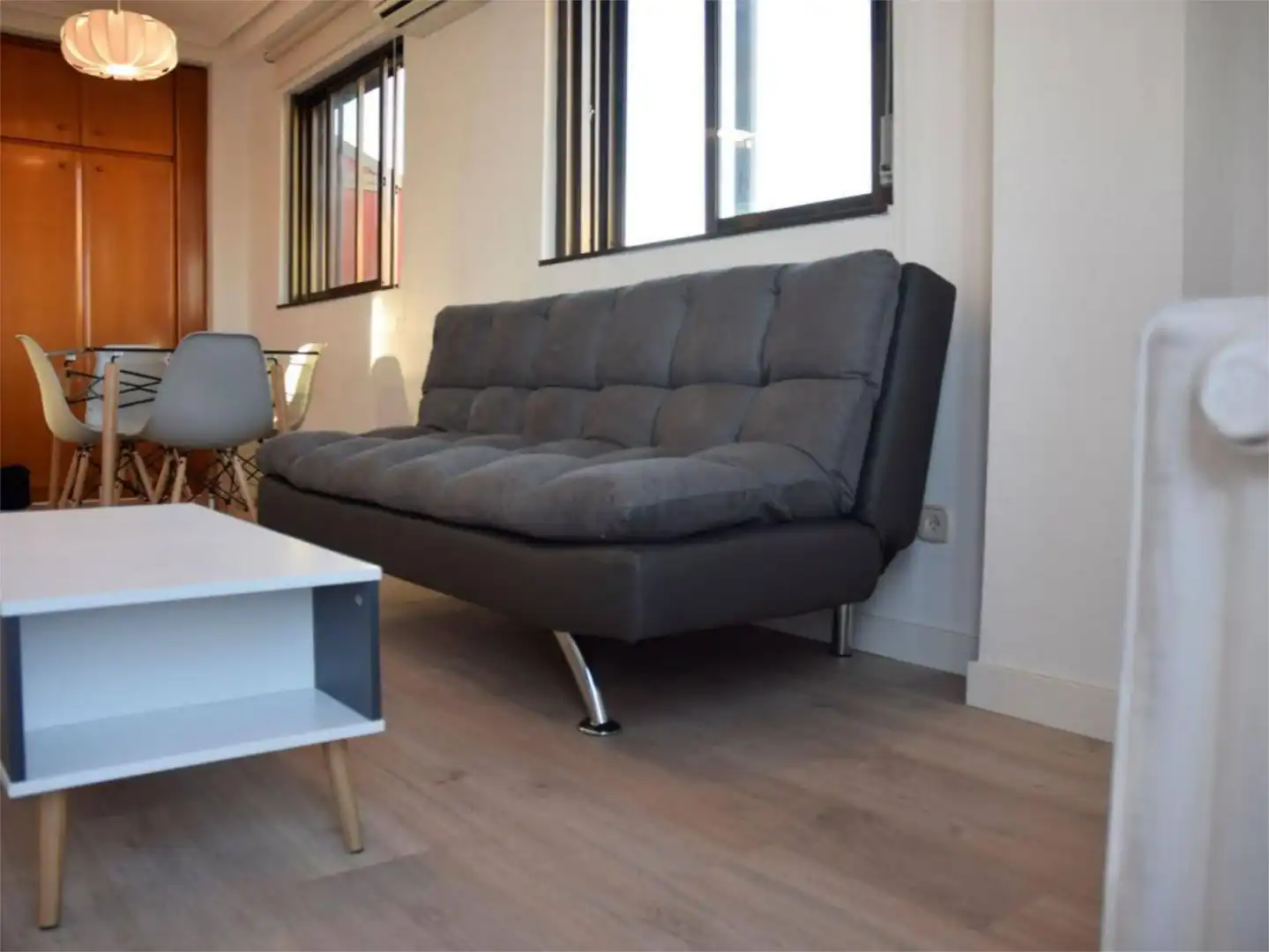 Sala d'estar de Pis de lloguer en Salamanca Capital amb Aire condicionat, Jardí privat i Terrassa