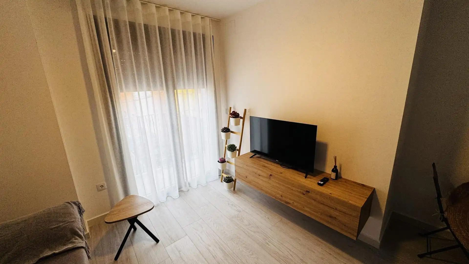 Sala de estar de Piso de alquiler en Bullas con Aire acondicionado, Terraza y Balcón