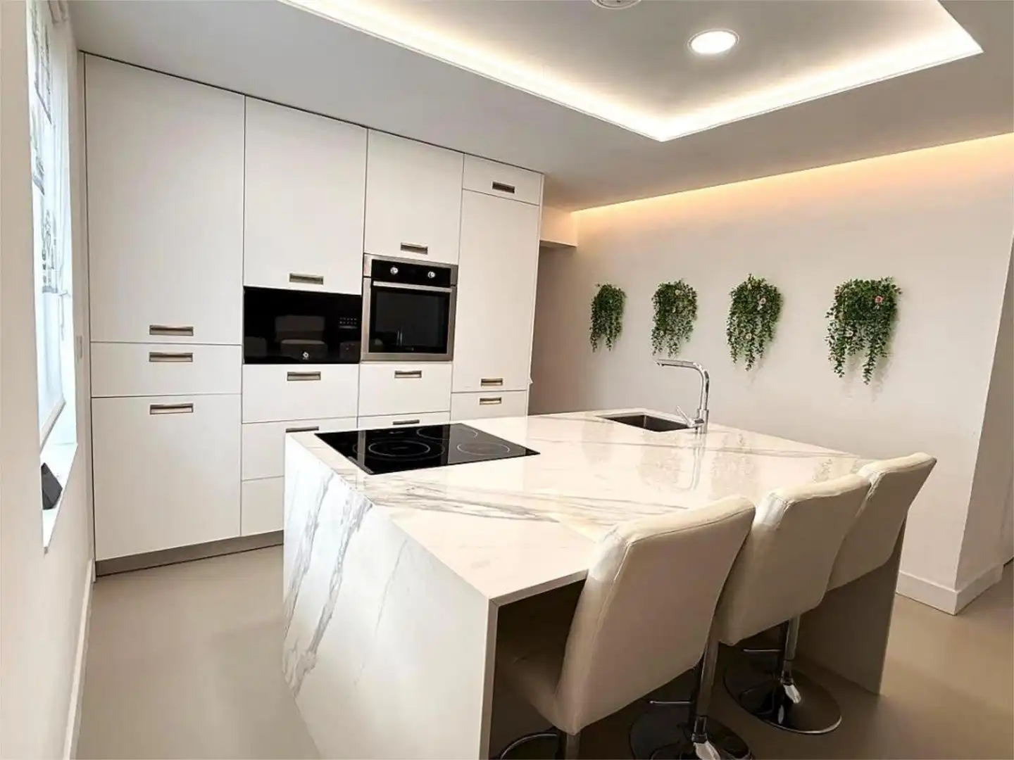 Cocina de Piso de alquiler en Sestao  con Calefacción, Amueblado y Videoportero