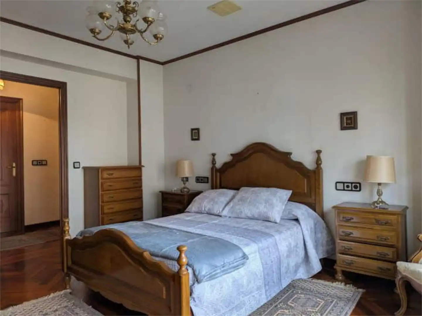 Bedroom of Flat for rent in As Pontes de García Rodríguez   with Heating, Terrace and Storage room