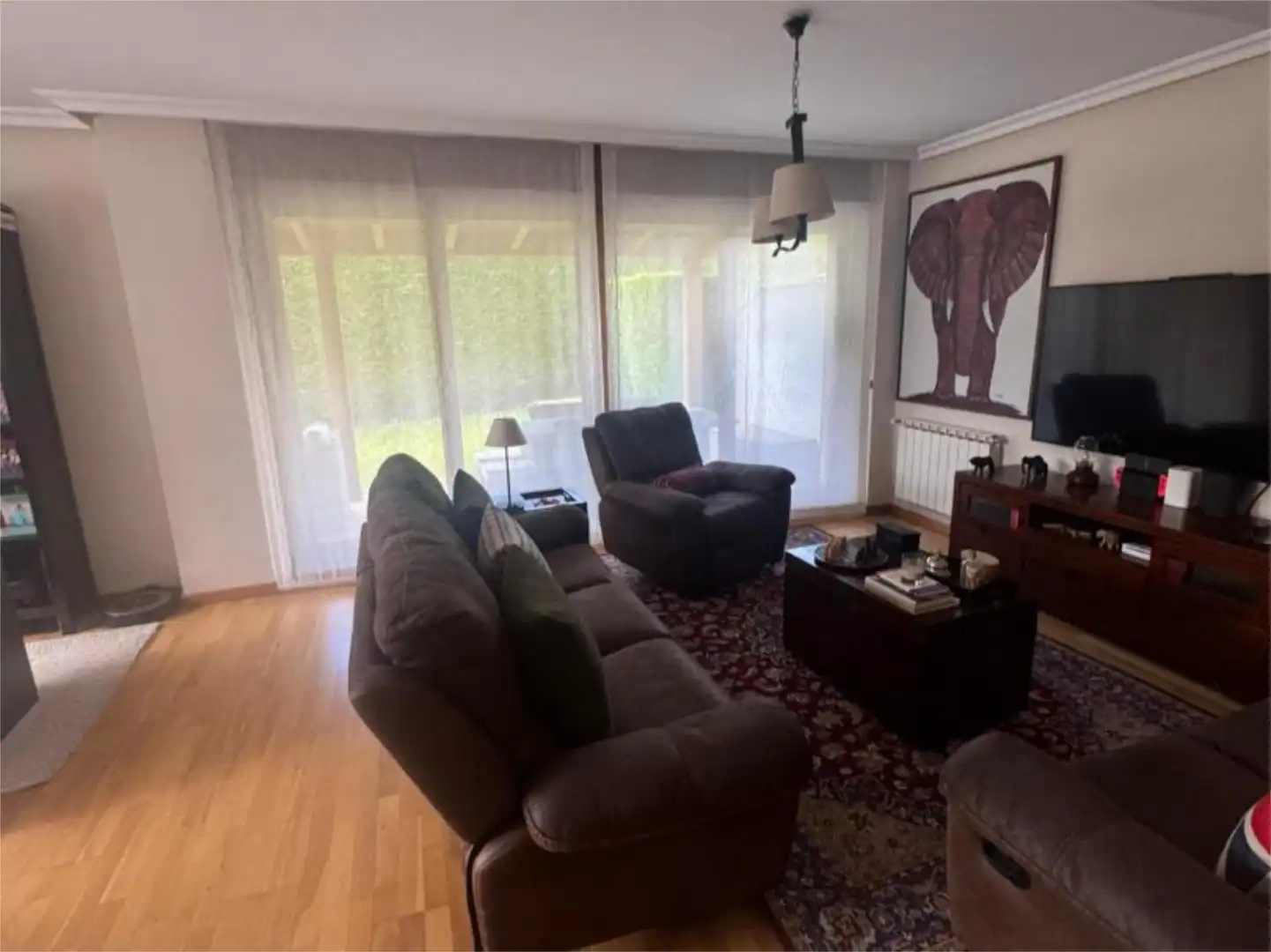 Flat for sale in Viella - Granda - Meres Living room of Flat for sale in Siero with Heating, Private garden and Parquet flooring