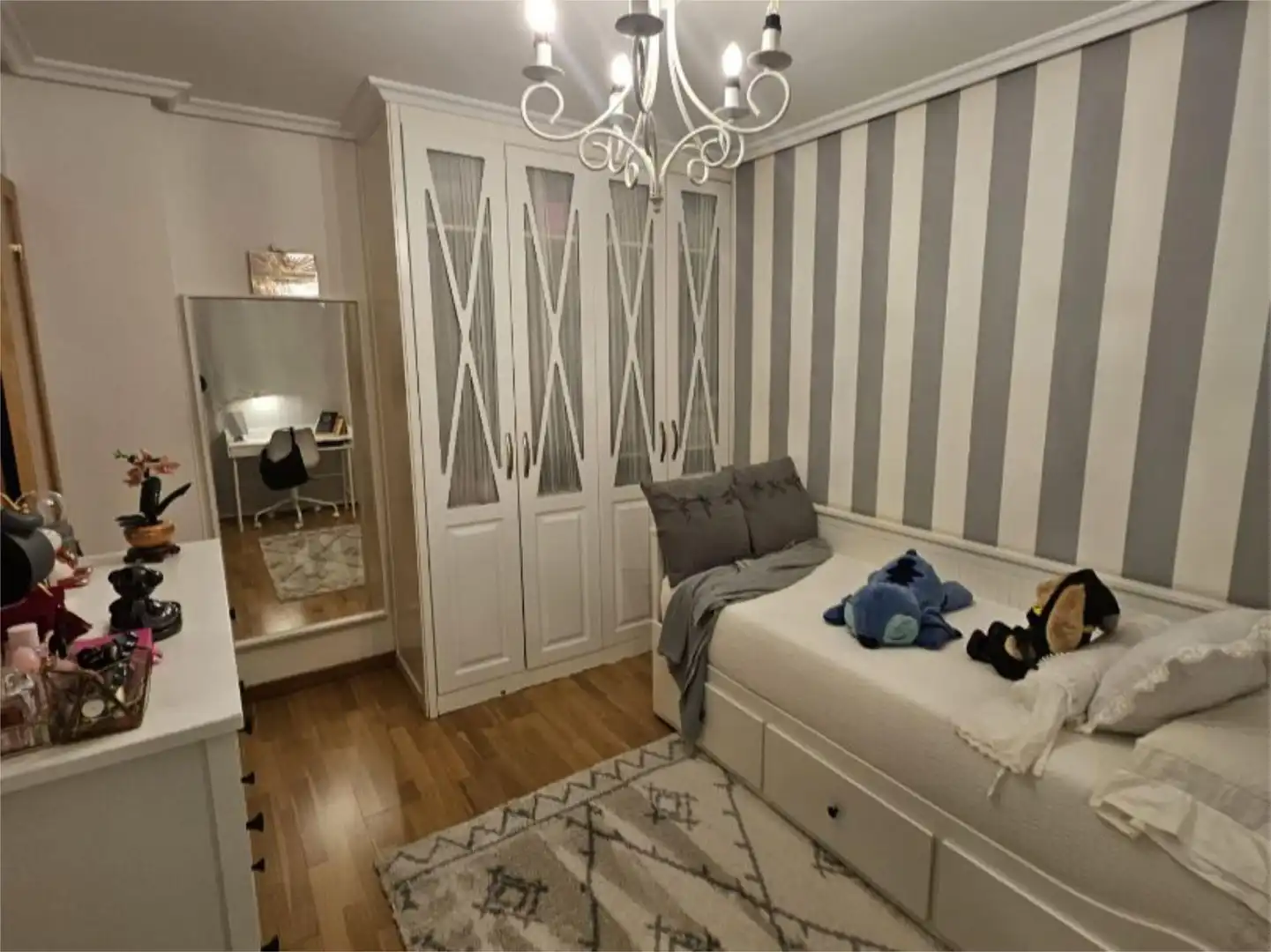 Flat for sale in Viella - Granda - Meres Bedroom of Flat for sale in Siero with Heating, Private garden and Parquet flooring
