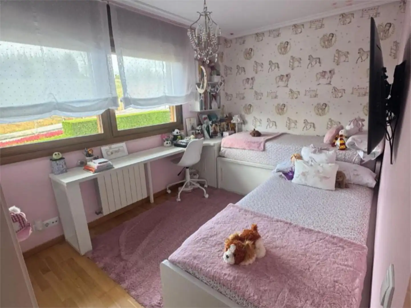 Flat for sale in Viella - Granda - Meres Bedroom of Flat for sale in Siero with Heating, Private garden and Parquet flooring