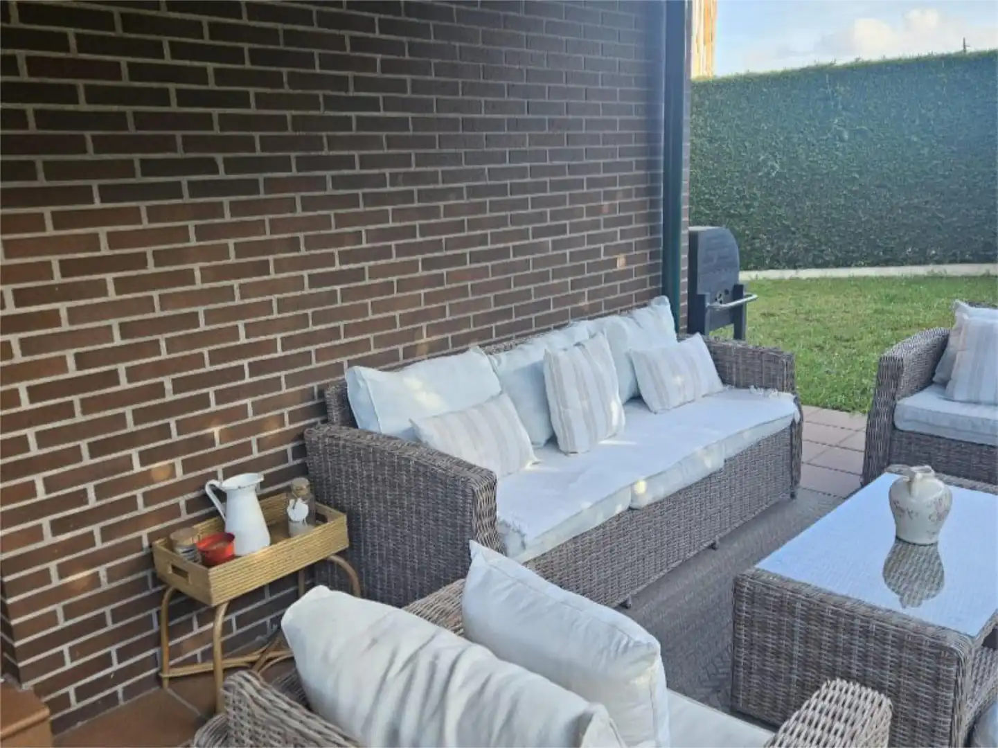 Flat for sale in Viella - Granda - Meres Terrace of Flat for sale in Siero with Heating, Private garden and Parquet flooring