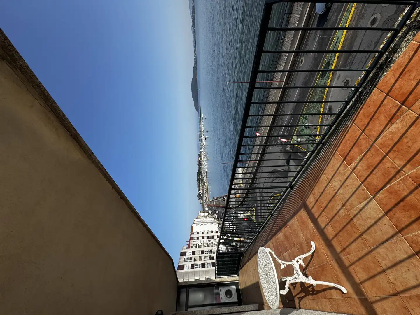 Balcony of Flat for rent in Baiona  with Heating, Parquet flooring and Terrace