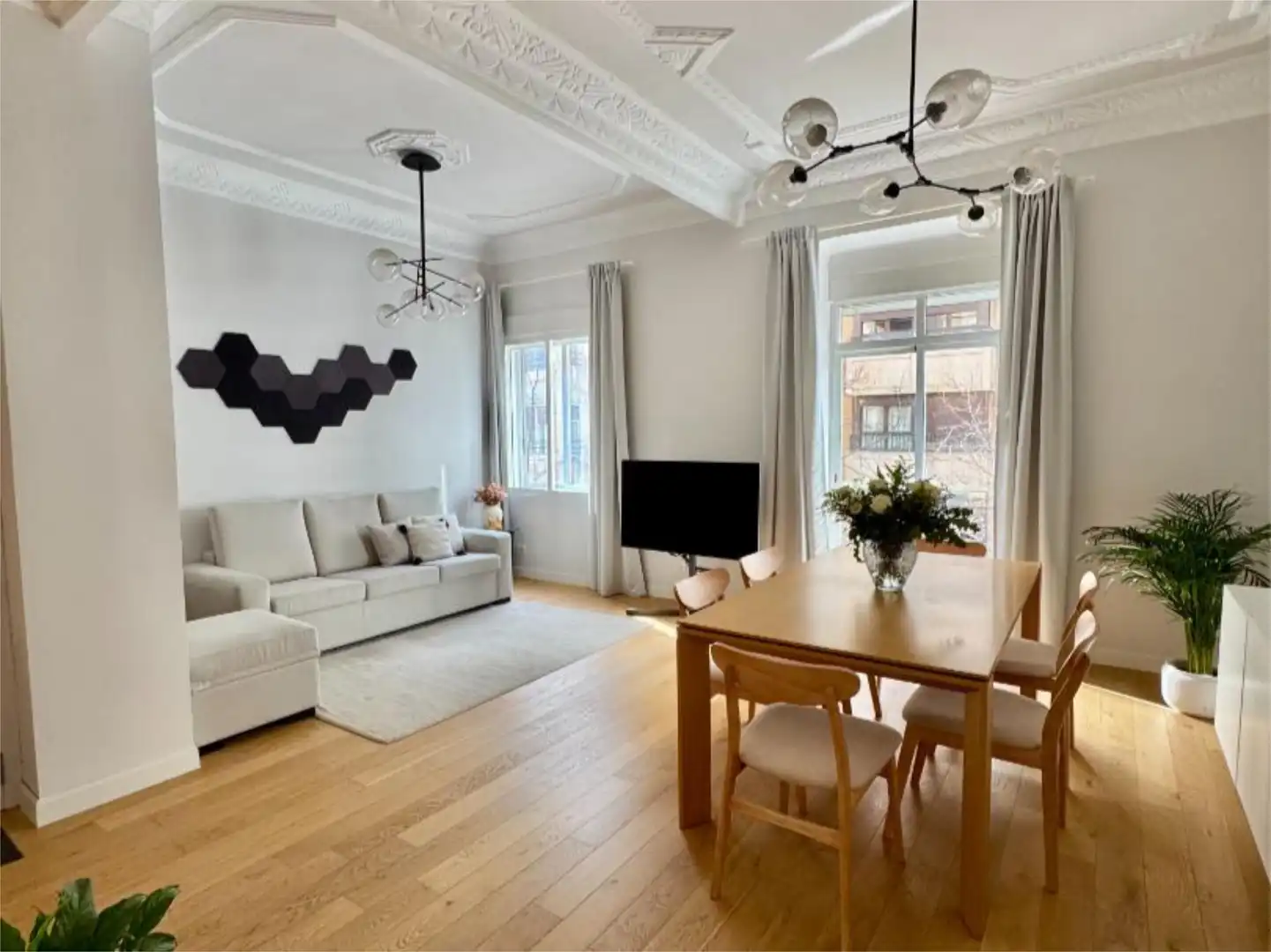 Sala d'estar de Pis en venda en  Valencia Capital amb Aire condicionat i Balcó