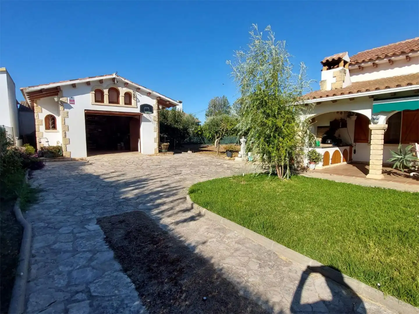 Jardí de Casa o xalet en venda en Banyeres del Penedès amb Aire condicionat i Balcó