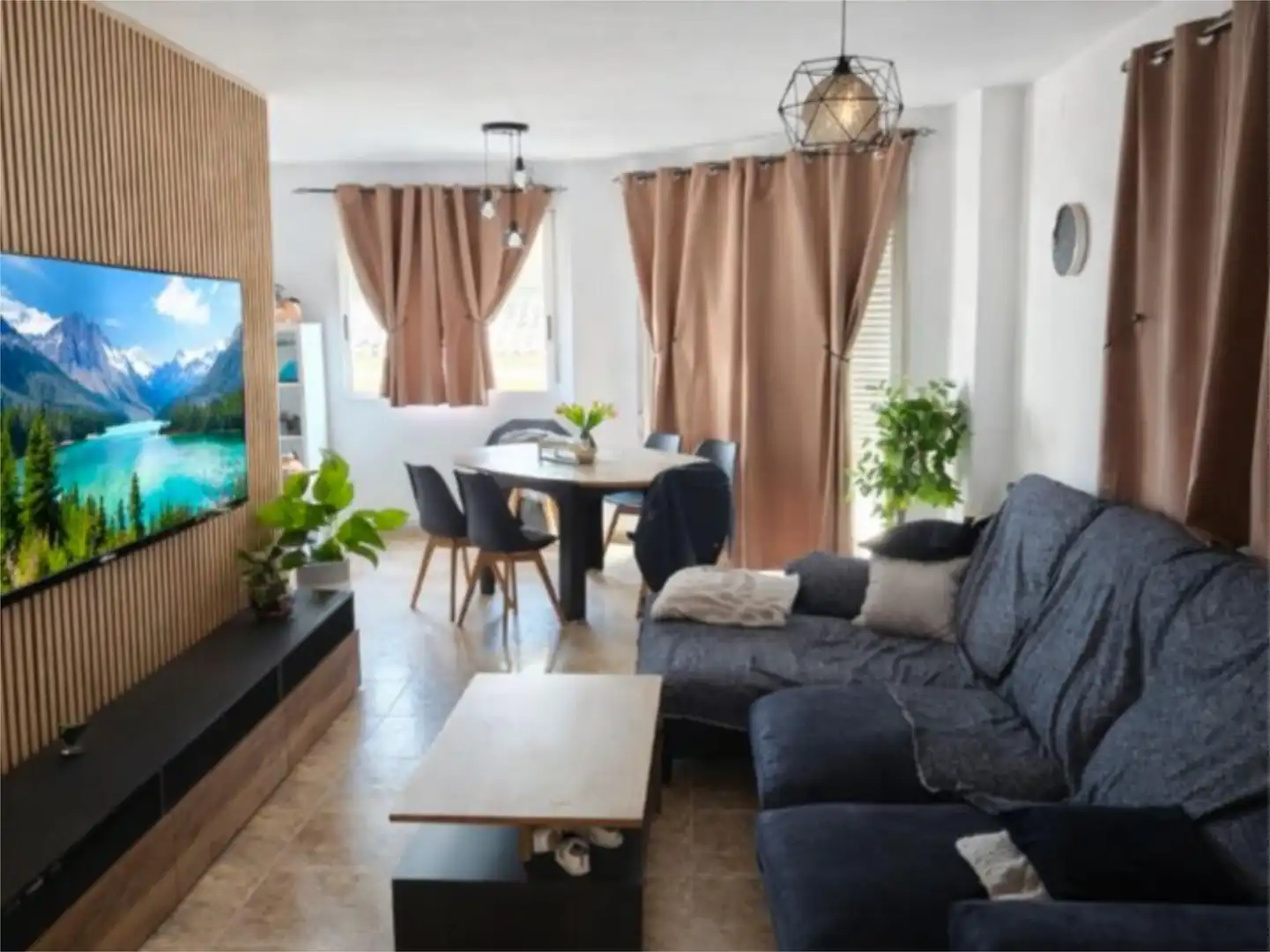 Living room of Single-family semi-detached for sale in Moncofa  with Terrace, Storage room and Furnished