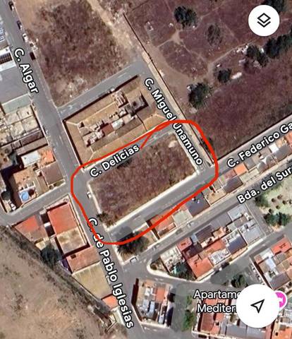 Terreno en Venta en Calle Andrés Pedreño, 24 en La Unión ciudad