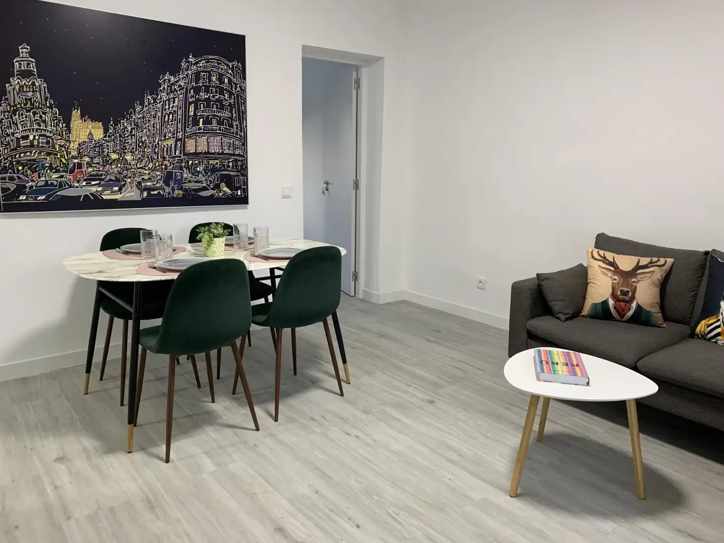Esszimmer von Wohnung zur untervermieten in Toledo mit Heizung, Möbliert und Balkon