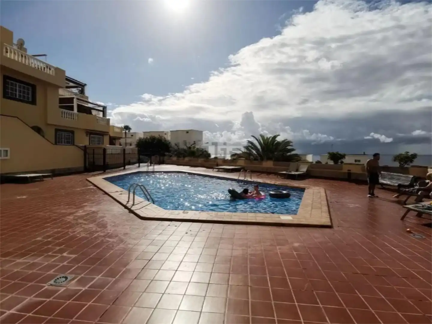 Schwimmbecken von Wohnung zur Miete in Adeje mit Privatgarten, Terrasse und Möbliert