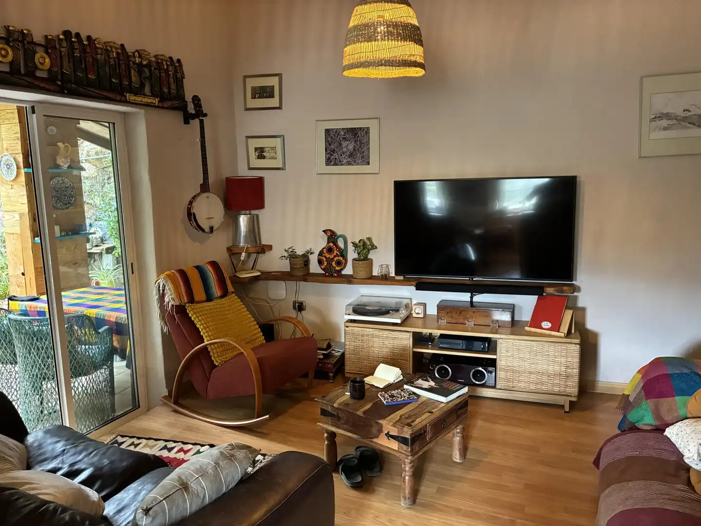 Casa adosada en venda a Calle Vicacaro, 6, Granadilla de Abona ciudad Sala d'estar de Casa adosada en venda en Granadilla de Abona amb Jardí privat, Parquet i Terrassa