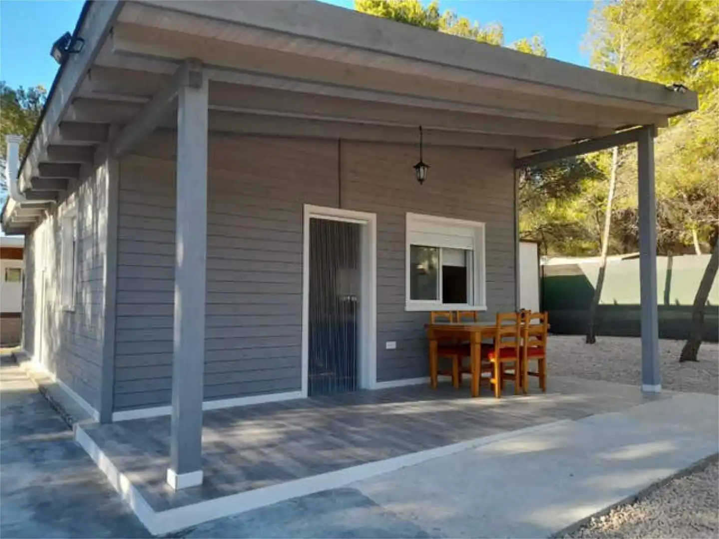 Vista exterior de Casa adosada de alquiler en Tibi con Calefacción, Jardín privado y Amueblado