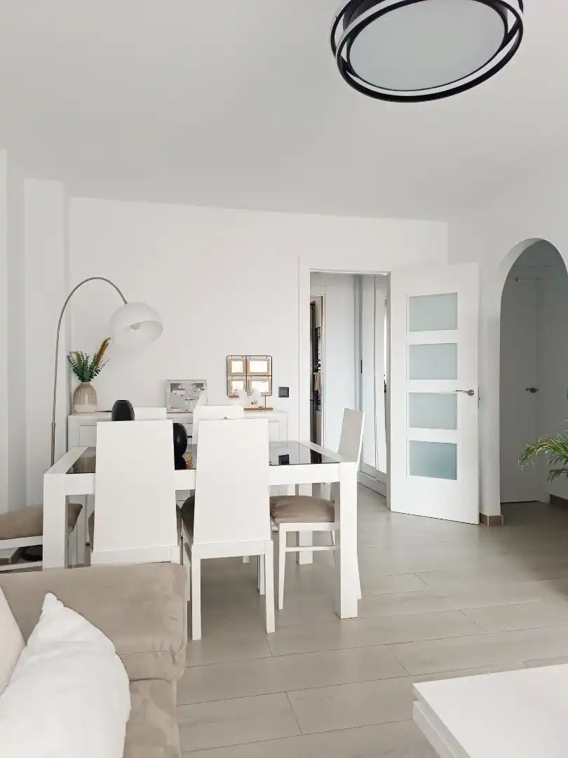 Flat for sale in Barriada Los Fernández, 66, Torre de Benagalbón Dining room of Flat for sale in Rincón de la Victoria with Air Conditioner and Balcony