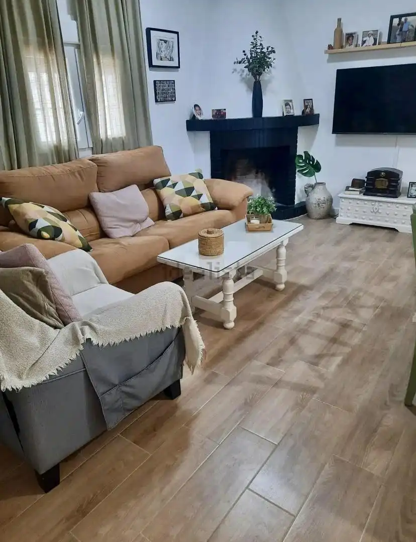 Sala d'estar de Casa o xalet en venda en El Puerto de Santa María amb Aire condicionat, Jardí privat i Terrassa