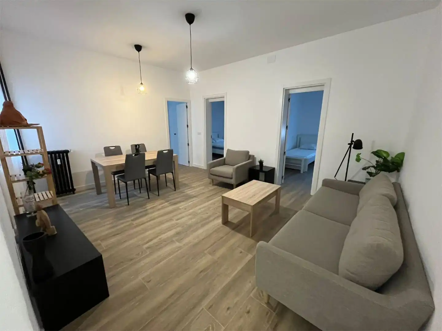 Wohnzimmer von Wohnung zur Miete in  Madrid Capital mit Heizung, Möbliert und Video-Gegensprechanlage