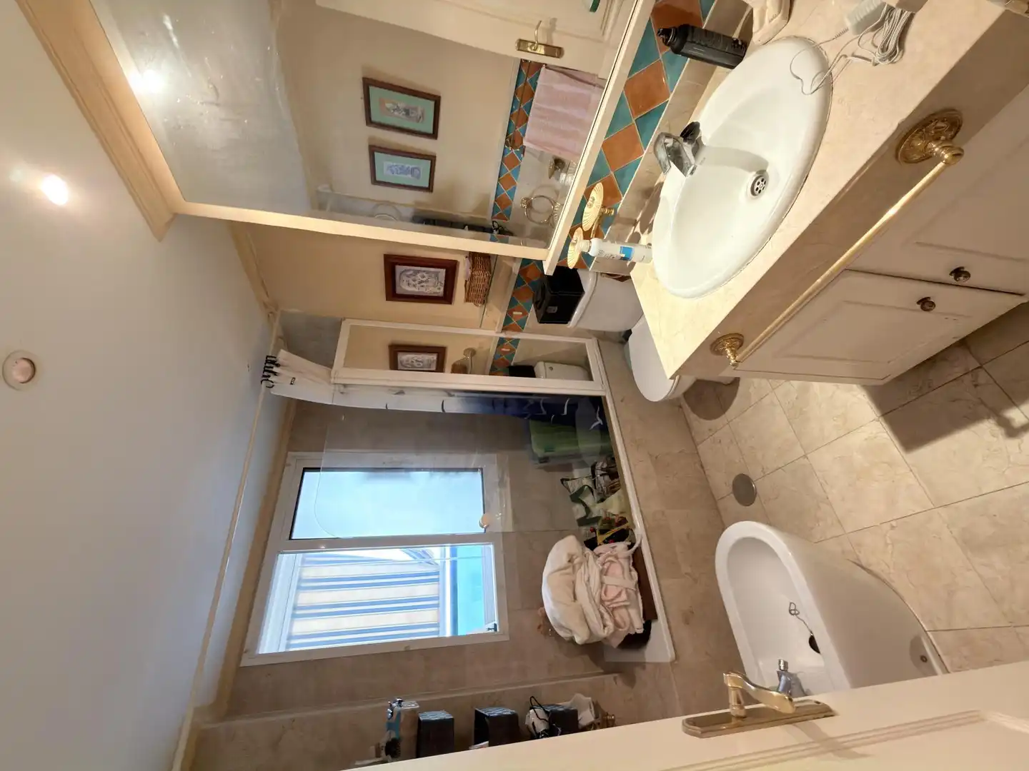 Flat for sale in Calle Zinc, Los Jardines de Marbella - La Ermita Bathroom of Flat for sale in Marbella with Air Conditioner, Heating and Private garden