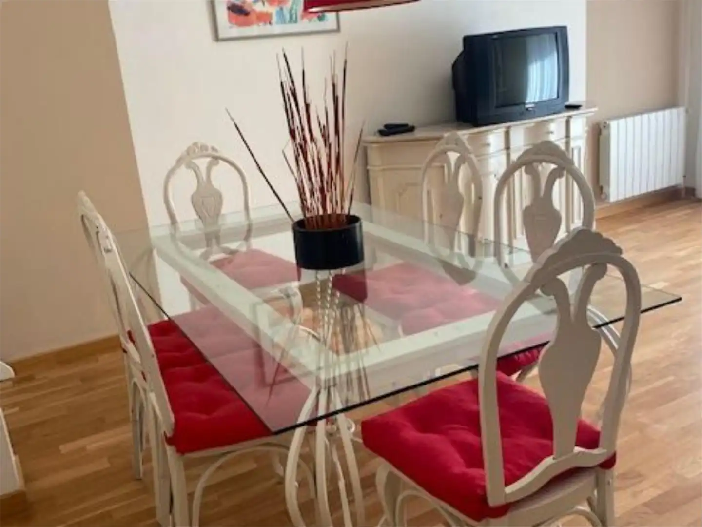 Comedor de Piso de alquiler en Tarancón con Calefacción, Parquet y Terraza
