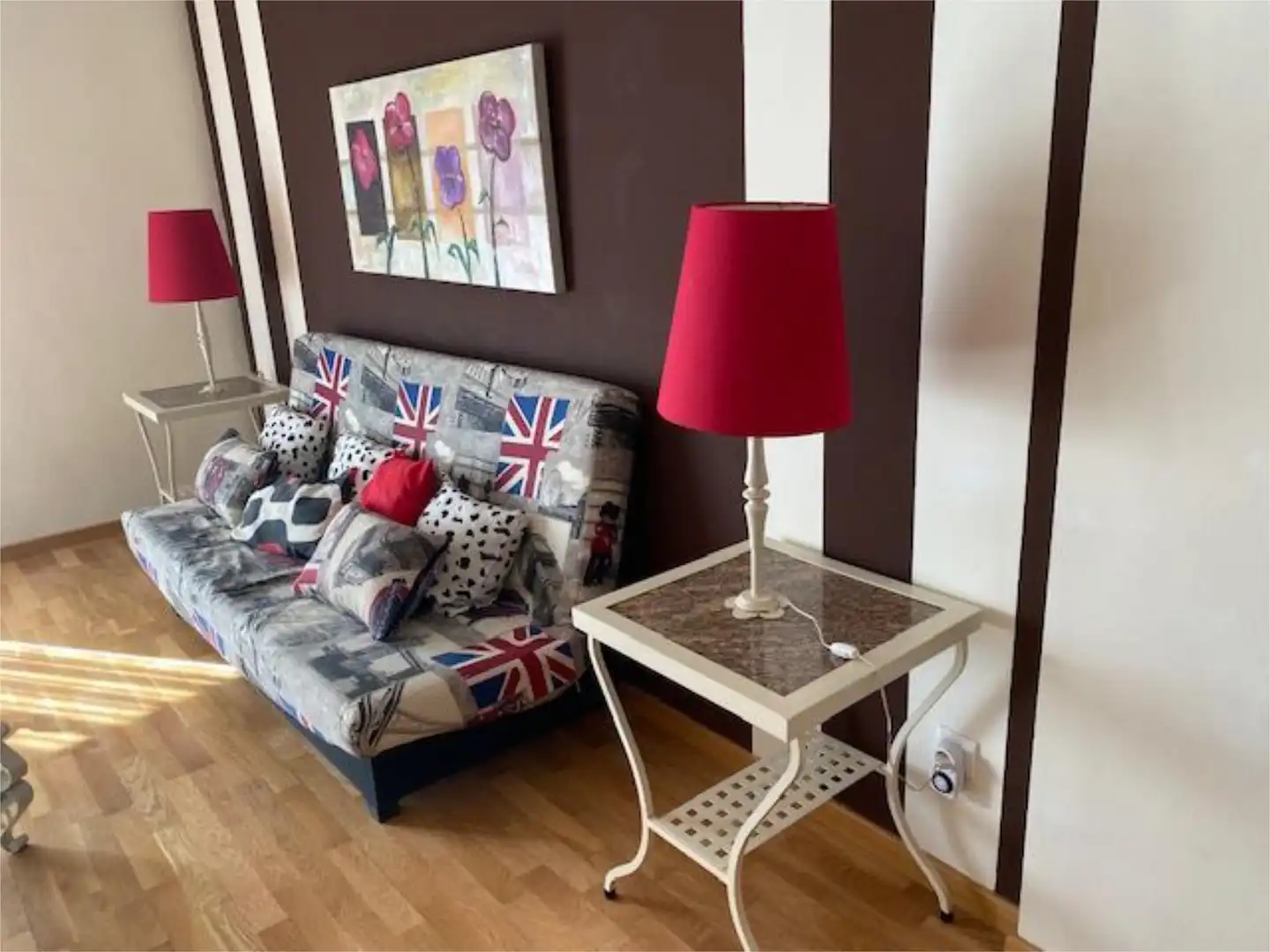 Sala de estar de Piso de alquiler en Tarancón con Calefacción, Parquet y Terraza