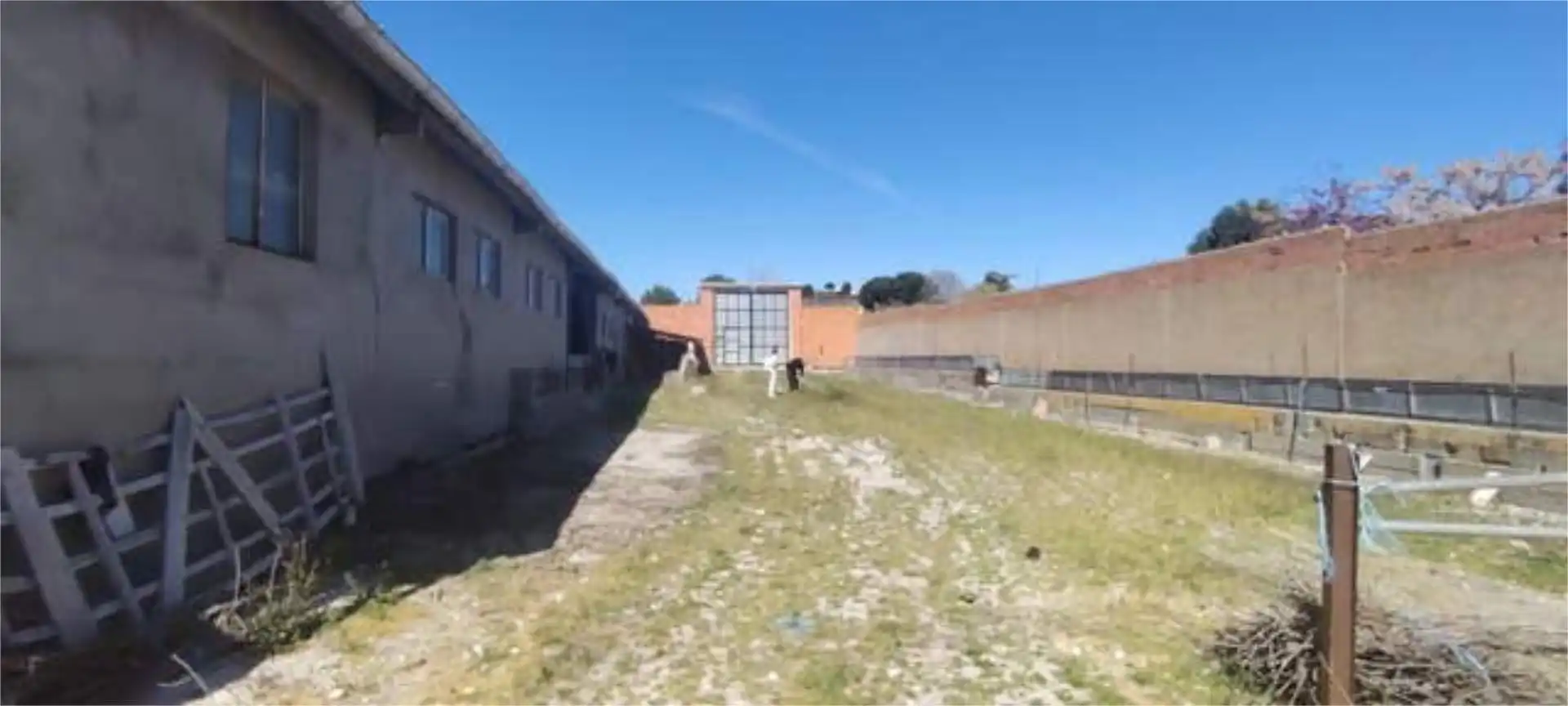 Vista exterior de Nave industrial de alquiler en Peñafiel