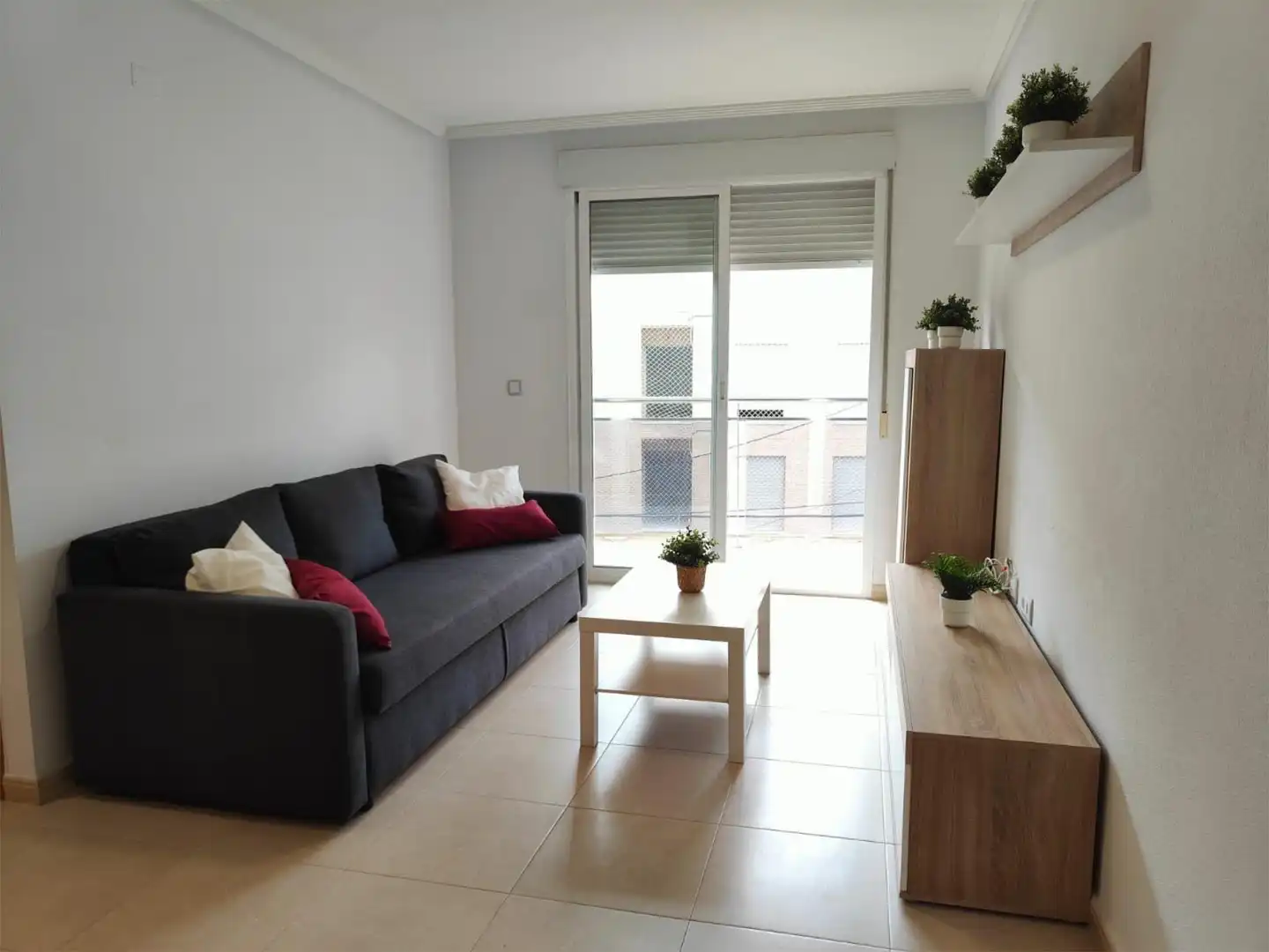 Sala d'estar de Pis en venda en  Murcia Capital amb Traster, Moblat i Balcó