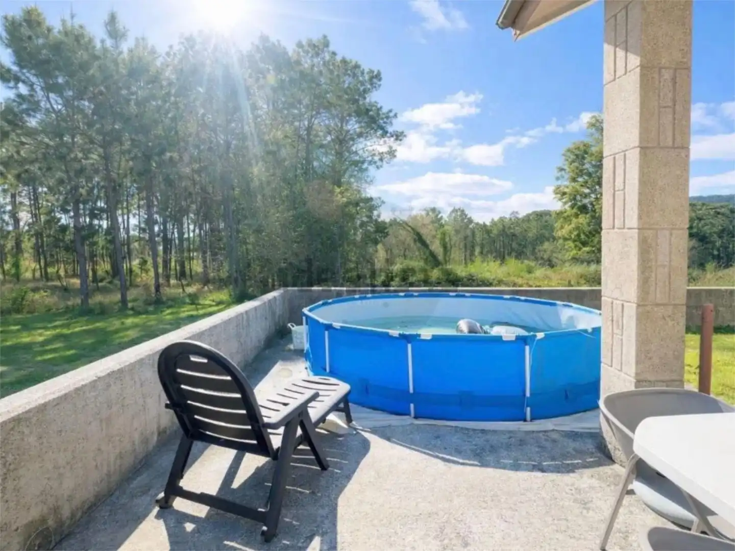 Piscina de Casa o chalet en venta en Boiro con Terraza y Balcón
