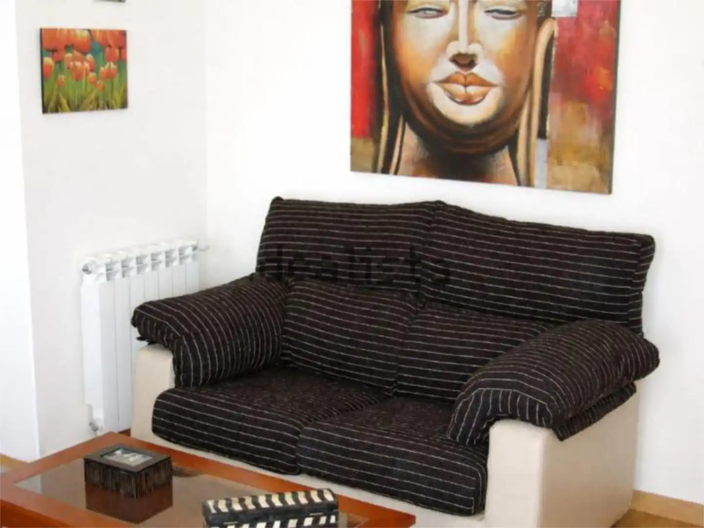Living room of Study for rent in  Madrid Capital  with Heating, Private garden and Parquet flooring