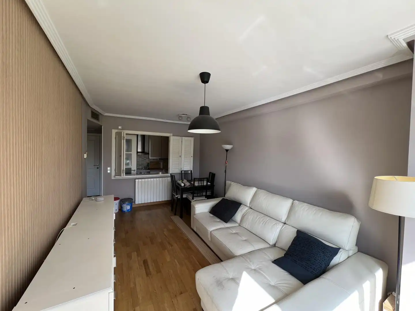 Sala d'estar de Pis de lloguer en  Madrid Capital amb Aire condicionat, Calefacció i Jardí privat