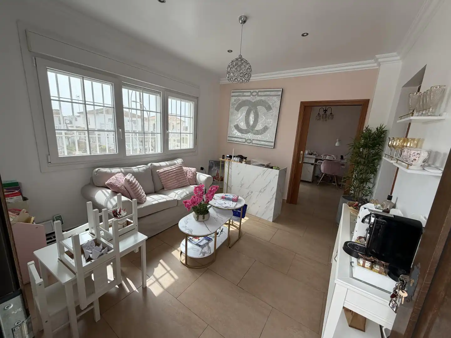 Casa o chalet en venta en Urbanizacion el Faro, 70, Mazagón Sala de estar de Casa o chalet en venta en Mazagón con Aire acondicionado, Terraza y Balcón