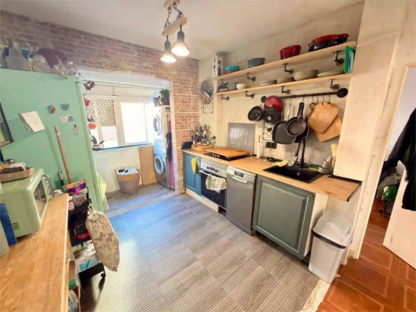 Kitchen of Flat for sale in Alcalá de Henares  with Terrace and Furnished