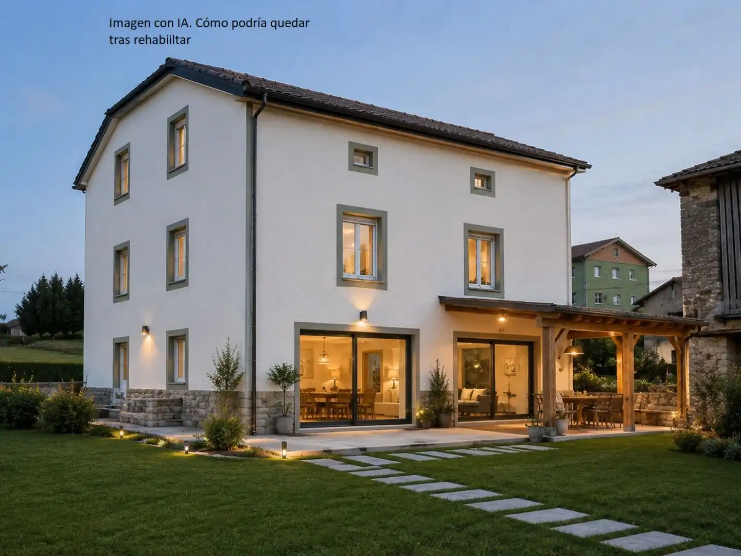 Piso en venta en Camino Paderne, 415, Navia Vista exterior de Piso en venta en Navia con Jardín privado y Amueblado