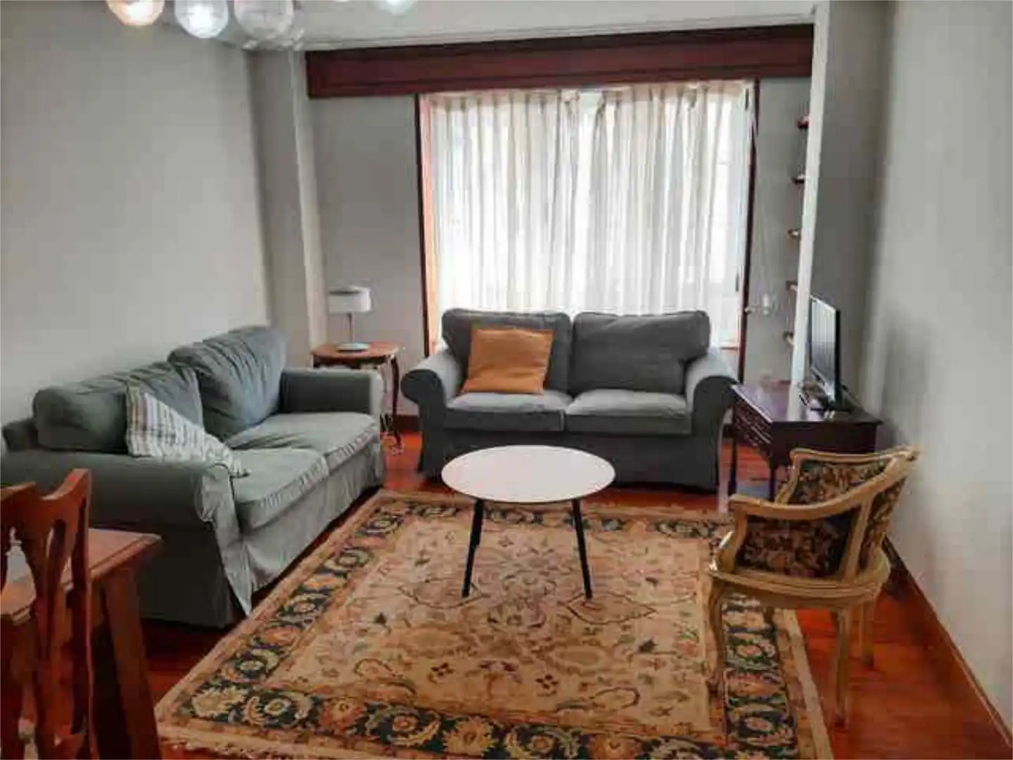 Wohnzimmer von Wohnung zur Miete in Ferrol mit Möbliert