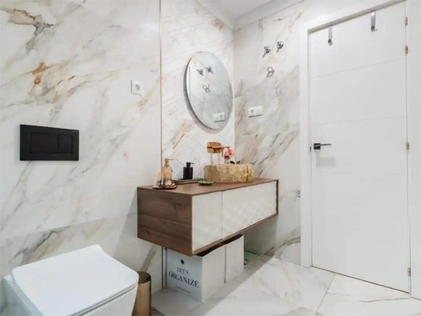 Flat for sale in Calle Velez Malaga del Faro, 13, El Faro de Calaburra - Chaparral Bathroom of Flat for sale in Mijas with Air Conditioner, Heating and Private garden