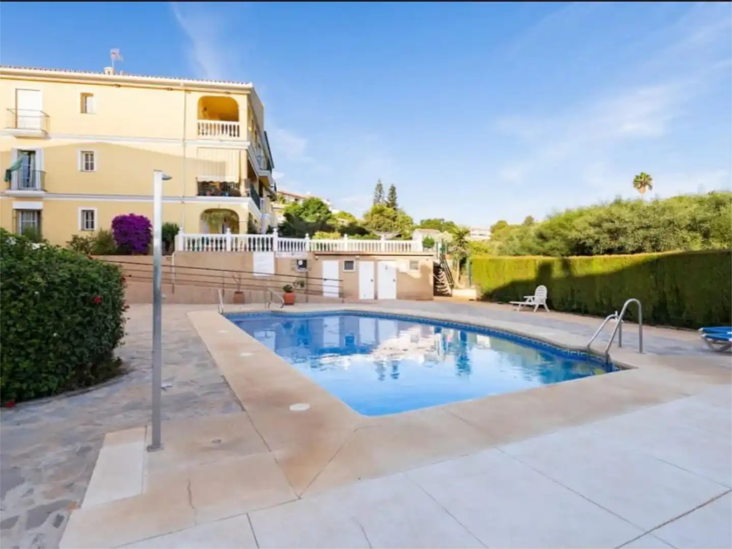 Flat for sale in Calle Velez Malaga del Faro, 13, El Faro de Calaburra - Chaparral Swimming pool of Flat for sale in Mijas with Air Conditioner, Heating and Private garden