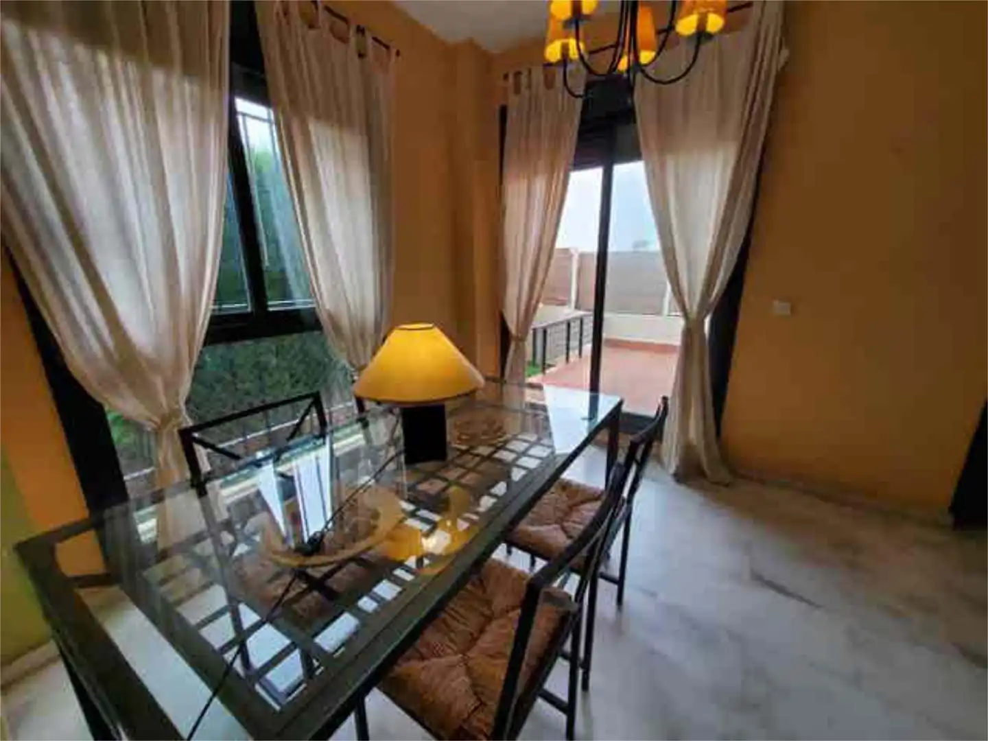 Comedor de Apartamento en venta en Mairena del Aljarafe con Calefacción, Jardín privado y Terraza