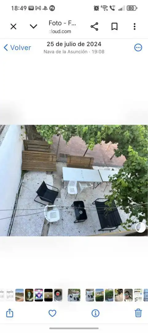 Casa o chalet en venta en Camino del Río, 15, Nava de la Asunción Terraza de Casa o chalet en venta en Nava de la Asunción con Calefacción, Jardín privado y Parquet