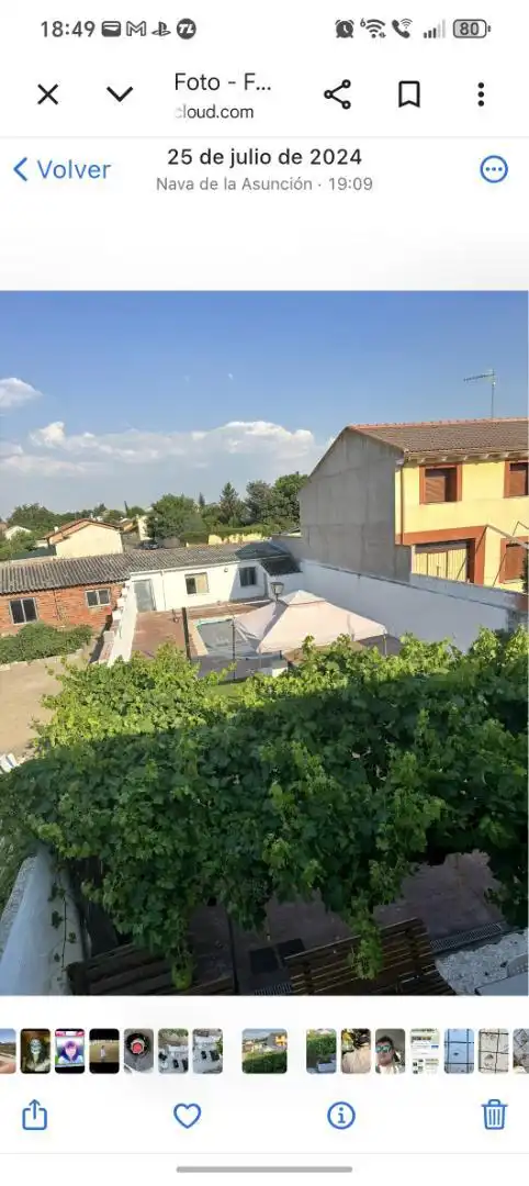 Casa o chalet en venta en Camino del Río, 15, Nava de la Asunción Terraza de Casa o chalet en venta en Nava de la Asunción con Calefacción, Jardín privado y Parquet