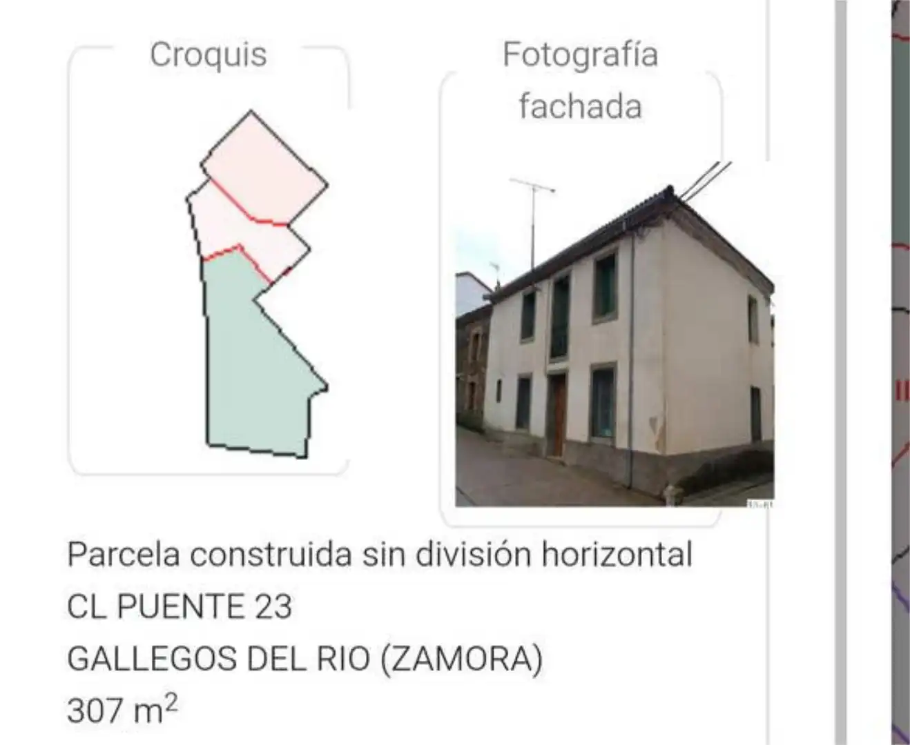 Vista exterior de Casa o chalet en venta en Gallegos del Río