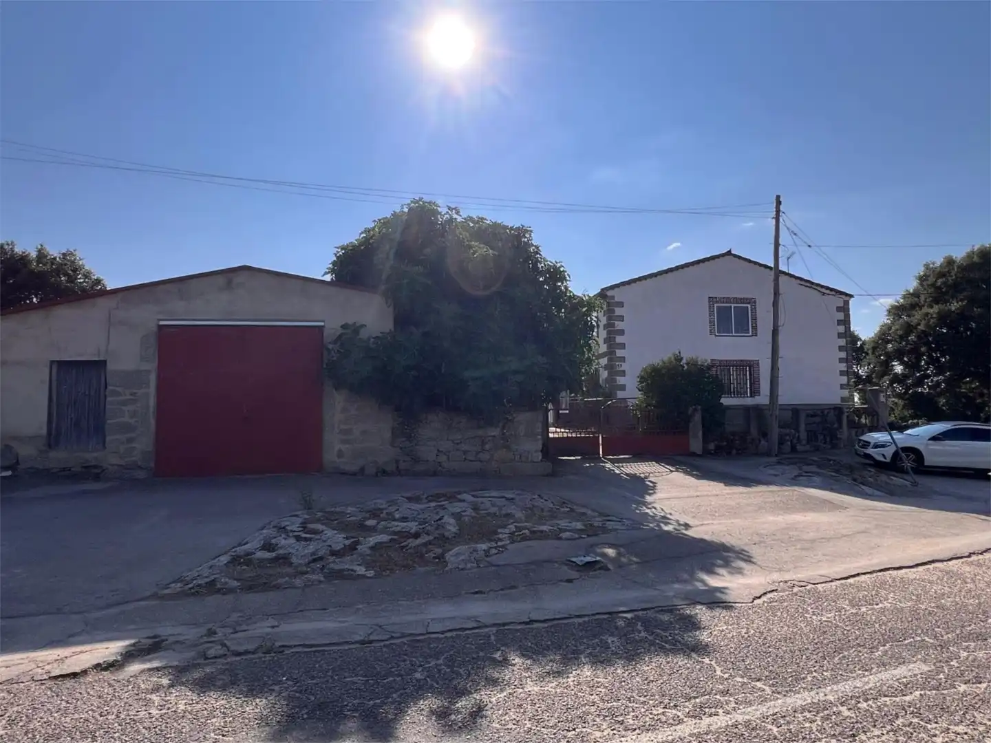 Außenansicht von Wohnung zum Verkauf in Moral de Sayago mit Heizung, Privatgarten und Abstellraum