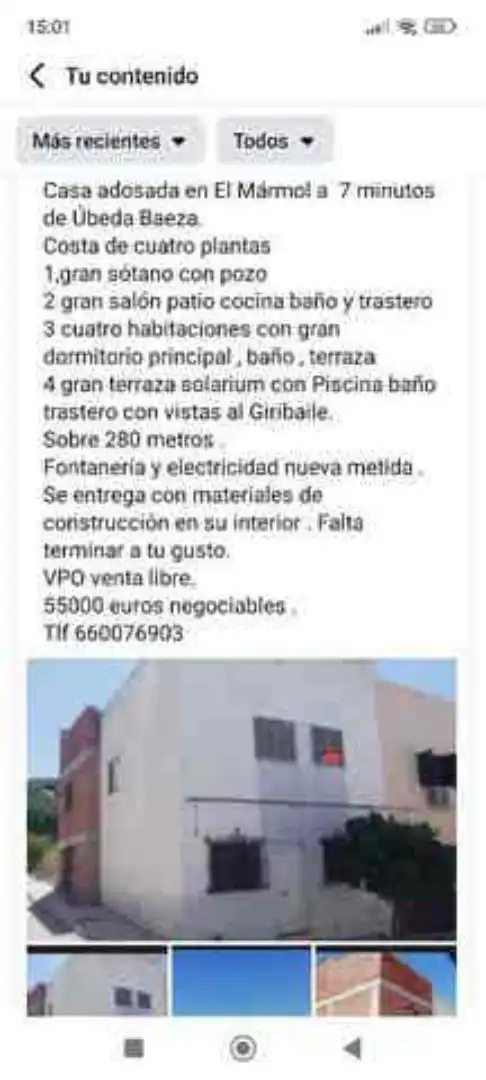 Garden of Houses for sale in Úbeda  with Terrace and Swimming Pool