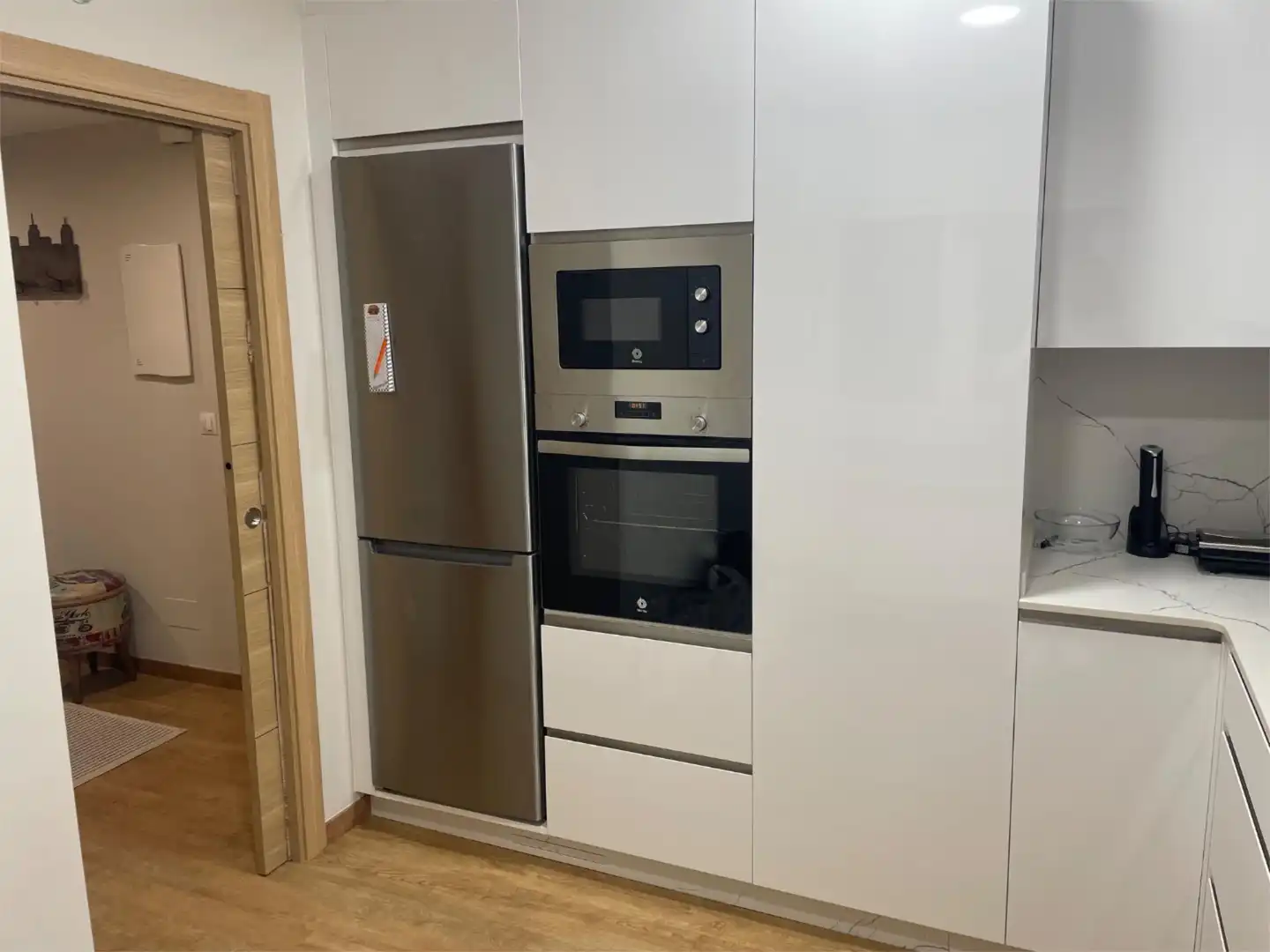 Cocina de Piso en venta en Oroso con Calefacción, Trastero y Amueblado